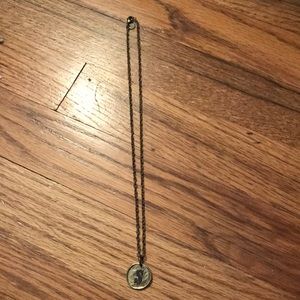 S waxing poetic necklace